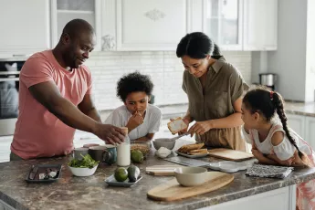 Family breakfast