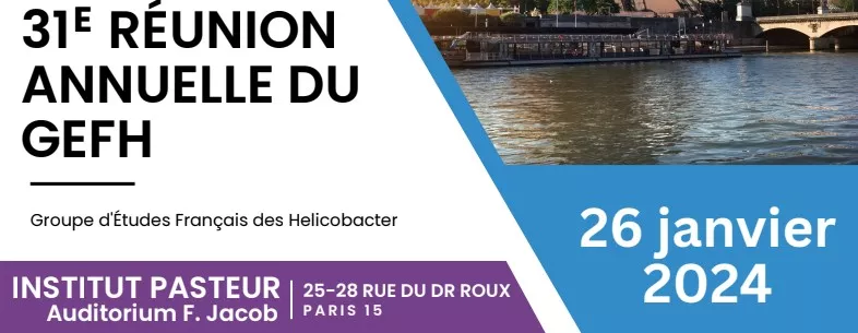 31e Réunion Annuelle du GEFH - Event on microbiota or health in 2024 in ...